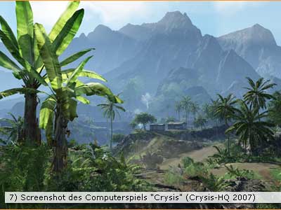 Abbildung 7: Screenshot des Computerspiels "Crysis" (Crysis-HQ 2007)